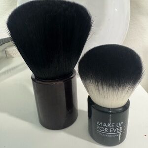 Laura Mercier and makeup forever brush